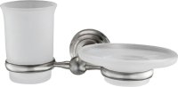 Стакан WasserKRAFT Ammer K-7026 с мыльницей