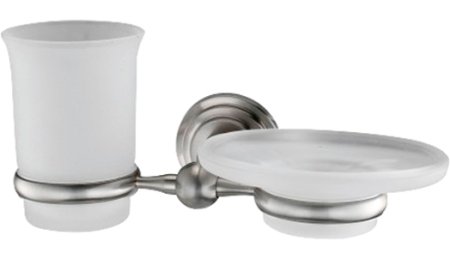 Стакан WasserKRAFT Ammer K-7026 с мыльницей 