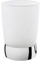 Стакан для зубных щеток AM.PM Sensation A3031300 хром/матовое стекло