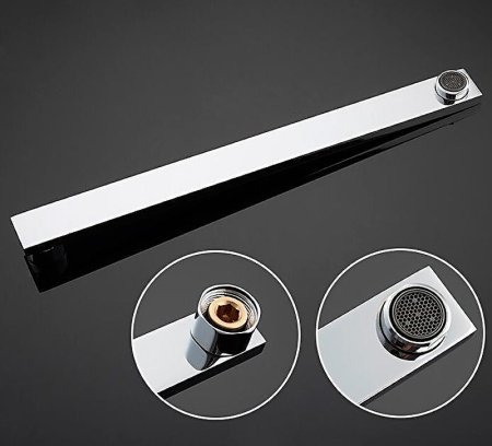 Смеситель для ванны Gappo G07 G2207-7 универсальный Белый Хром 