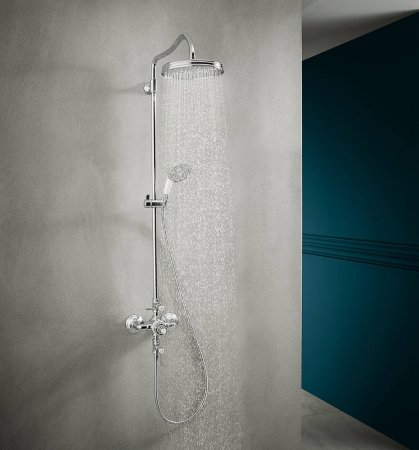 Душевая система Axor Montreux Showerpipe 16572000 с термостатом 