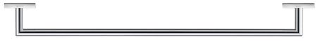 Полотенцедержатель Duravit Karree 60 0099591000 Хром 