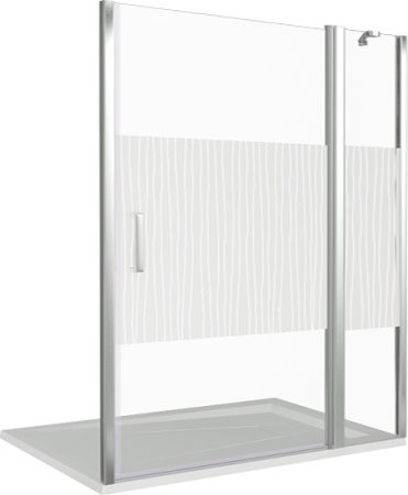 Душевая дверь в нишу Good Door Pandora WTW-140-T-CH 