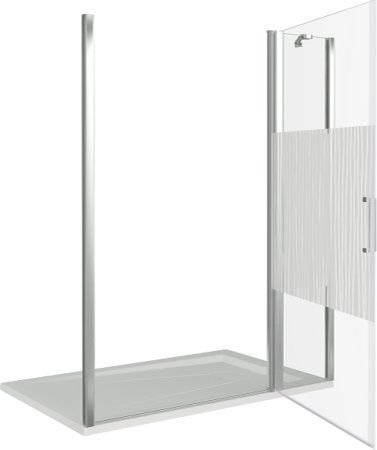 Душевая дверь в нишу Good Door Pandora WTW-140-T-CH 