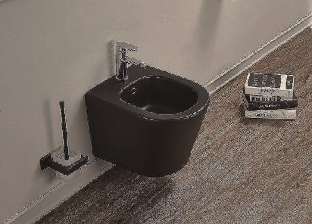 Биде CeramaLux 5330MB подвесное Черное матовое 