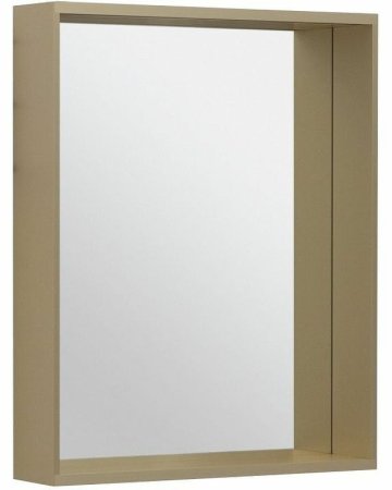 Зеркало Allen Brau Reality 60 1.32016.03 с подсветкой Латунь браш с сенсорным выключателем 