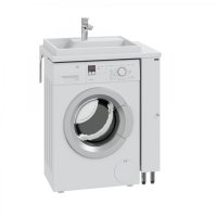 Тумба Санта Луна 13 с раковиной над стиральной машинкой Санта Юпитер 75 L