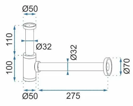 Сифон для раковины Rea REA-A6952 