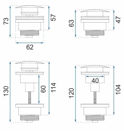 Сифон для раковины Rea REA-A6952 