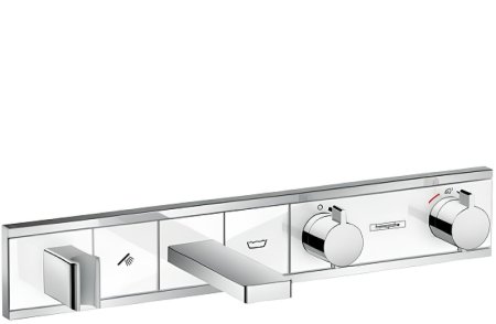 Смеситель для ванны Hansgrohe RainSelect 15359400 с термостатом Белый Хром 