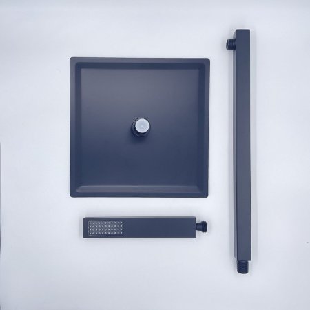 Душевая система ALMAes Eden TVZ-0817 Черная матовая 