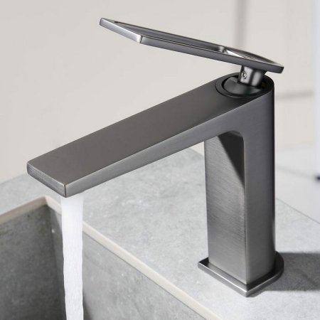 Смеситель для раковины Black&White Universe UK9901MG 9901MG Gun Metal 