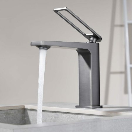 Смеситель для раковины Black&White Universe UK9901MG 9901MG Gun Metal 