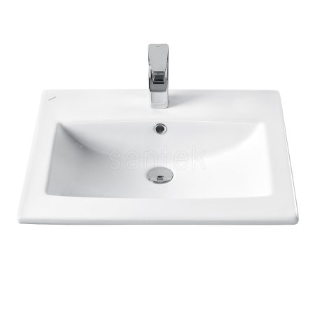 Тумба с раковиной Onika Айленд 60.13, белая 