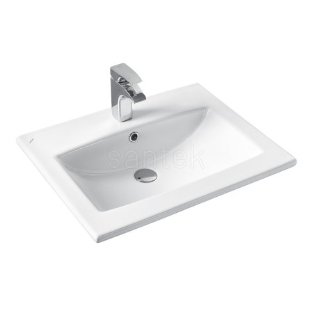 Тумба с раковиной Onika Айленд 60.13, белая 