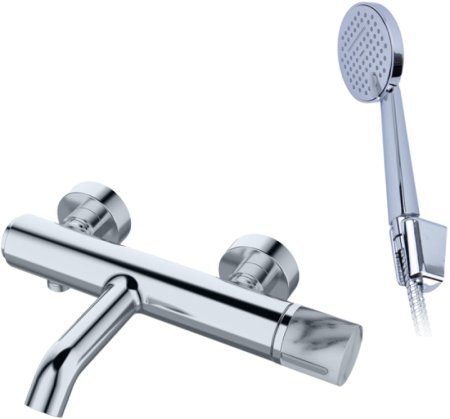 Смеситель для ванны Bronze de Luxe Focus 24603CM Хром 