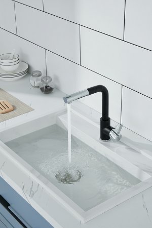 Смеситель Paulmark Kassel Ka214311-401 для кухонной мойки, антрацит 