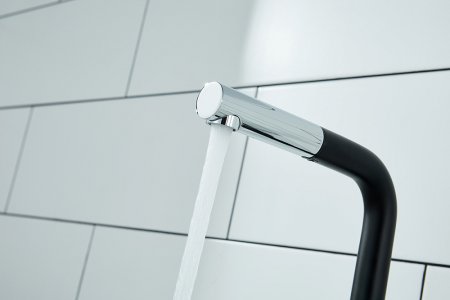 Смеситель Paulmark Kassel Ka214311-401 для кухонной мойки, антрацит 