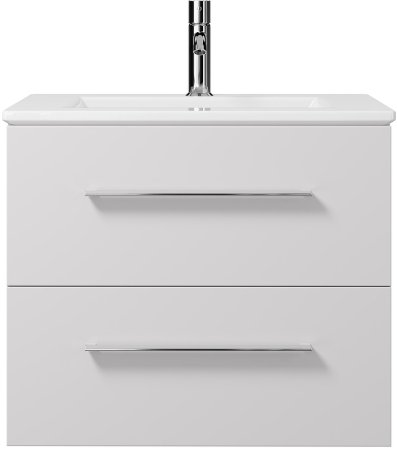 Тумба с раковиной Creto Ares 60 10-1161W+1161-001-0126 подвесная Белая 
