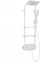 Душевая система AQUAme AQM8003W с термостатом Белая матовая