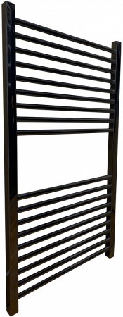 Полотенцесушитель водяной Ника Modern ЛМ-2 100/50, черный матовый 