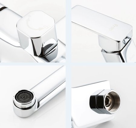 Смеситель для ванны Frap H46 F2246 универсальный Хром 