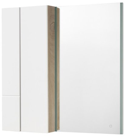 Подвесной шкаф Aquaton Мишель 43 1A244203MIX40 Дуб эндгрейн Белый 