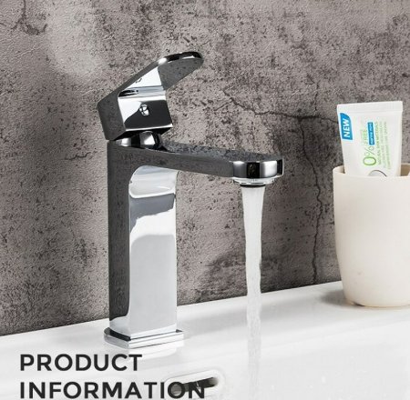 Смеситель для раковины Gappo G83 G1083 Хром 