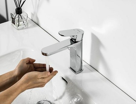 Смеситель для раковины Gappo G83 G1083 Хром 