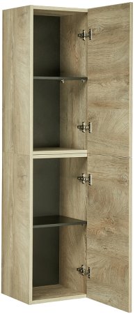 Подвесной шкаф Aquaton Лофт Фабрик 34 1A242803LTDU0 Дуб эндгрейн 