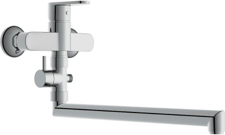 Смеситель для ванны Cersanit Cari 63028 универсальный Хром 