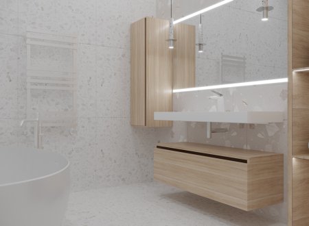 Ящик под столешницу 120 см LIGHT OAK Armadi Art Vallessi UNO-S 897-120-L 