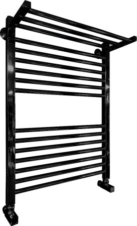 Полотенцесушитель водяной Ника Modern ЛМ-3 80/50, черный матовый 