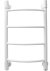 Полотенцесушитель электрический Energy H2 650x400 белый матовый, форма лесенка, скрытое/наружное подключение, 650мм x 434мм 