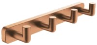 Планка с 4 крючками Raglo R320.054.33, медь