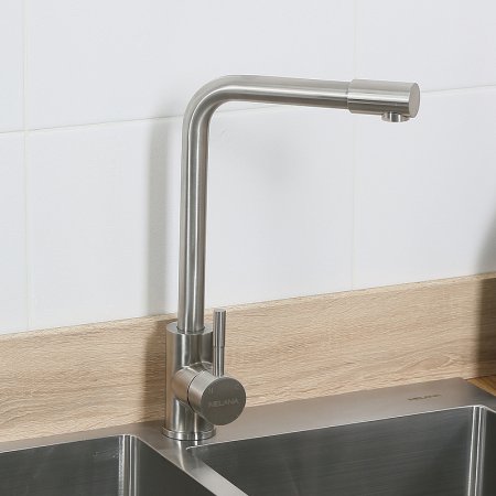 Смеситель для кухни Melana F8107 Сатин 