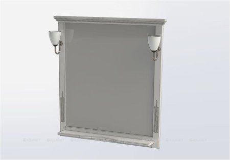 Зеркало Aquanet Тулуза 90 белый 