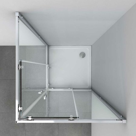 Душевой уголок Vincea Alpha 80x80 VSS-3AL800CL профиль Хром стекло прозрачное 