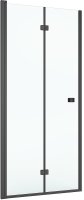 Душевая дверь Roca Capital 90 M4509016M профиль Черный стекло прозрачное
