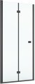 Душевая дверь Roca Capital 90 M4509016M профиль Черный стекло прозрачное 