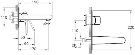 Смеситель для раковины Vitra Root Round A4272126EXP Медь 
