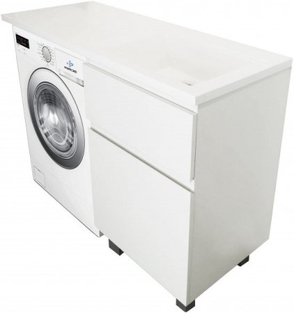 Тумба с раковиной Эстет Dallas Luxe 140 напольная, 2 ящика, R 