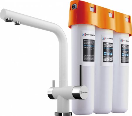 Смеситель для кухонной мойки Omoikiri Nagano WH 4054.8028 с фильтром 