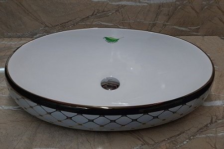 Раковина CeramaLux 262-20 накладная 