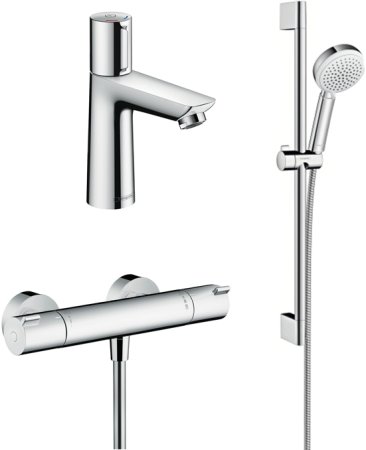 Комплект для ванной Термостат Hansgrohe Ecostat 1001 CL ВМ 13211000 для душа + Смеситель Hansgrohe 