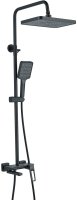 Душевая система Shevanik S6826H, черный