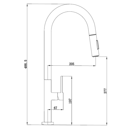 Смеситель Boch mann Ami BM8593 для кухни 