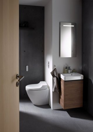 Унитаз приставной Geberit AquaClean Tuma Comfort 146.310.11.1 альпийский белый 