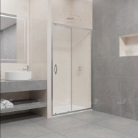 Душевая дверь в нишу RGW Passage PA-016 160х195 профиль хром, стекло прозрачное