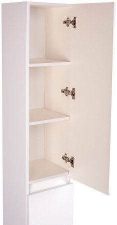 Шкаф пенал Style Line Даллас Люкс Plus 30 СС-00002235 Белый глянец 